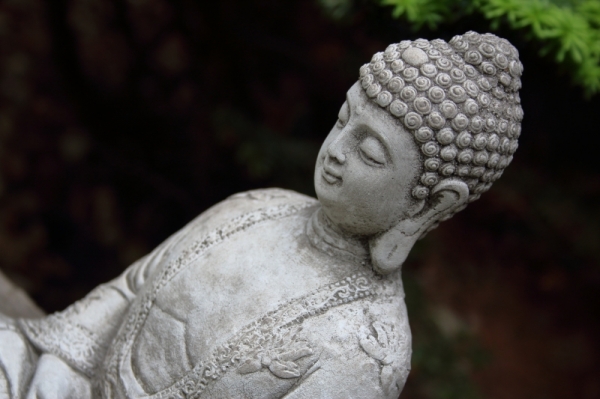 Buddha soška betonová 21cm