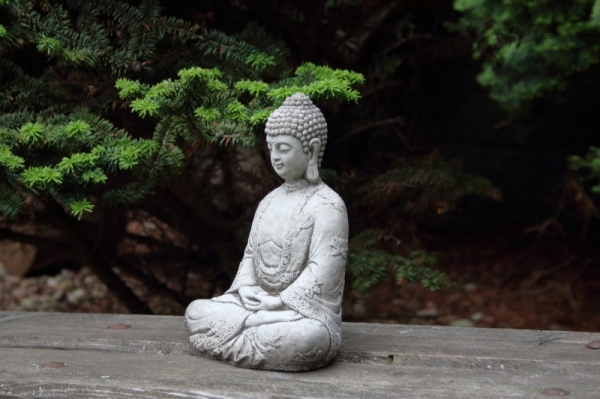 Buddha soška betonová 21cm