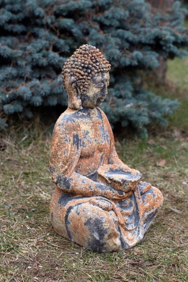 Buddha soška s miskou 42cm