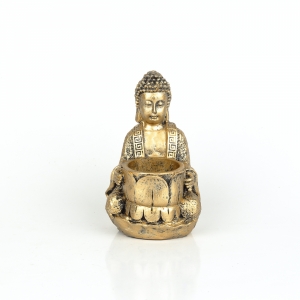 Buddha svícen 14cm