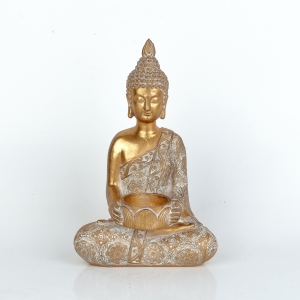 Buddha svícen 16,5x11,5x26cm
