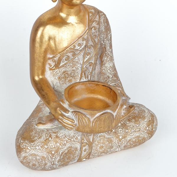 Buddha svícen 16,5x11,5x26cm
