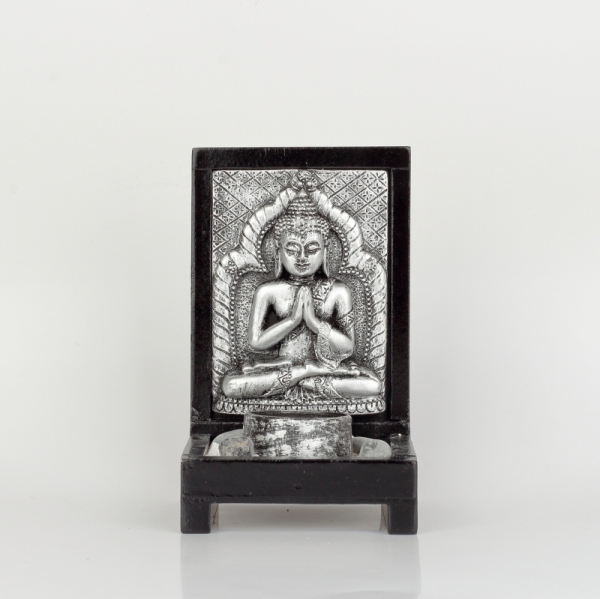 Buddhova zahrádka s čajovou svíčkou 15cm