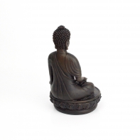 Budha svícen ruce na kolenou 19cm