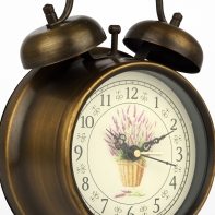 Budík levandule 17cm