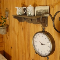 Budík Quartz stříbrný 15cm