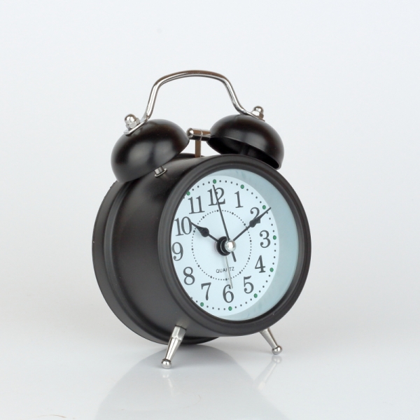 Budík retro černý 8x5x12cm