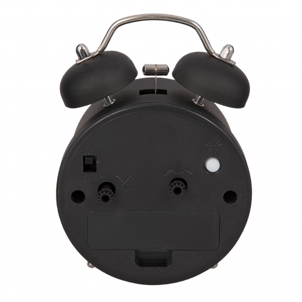 Budík retro černý 8x5x12cm