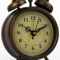 Budík retro střední 11x9x4,2cm