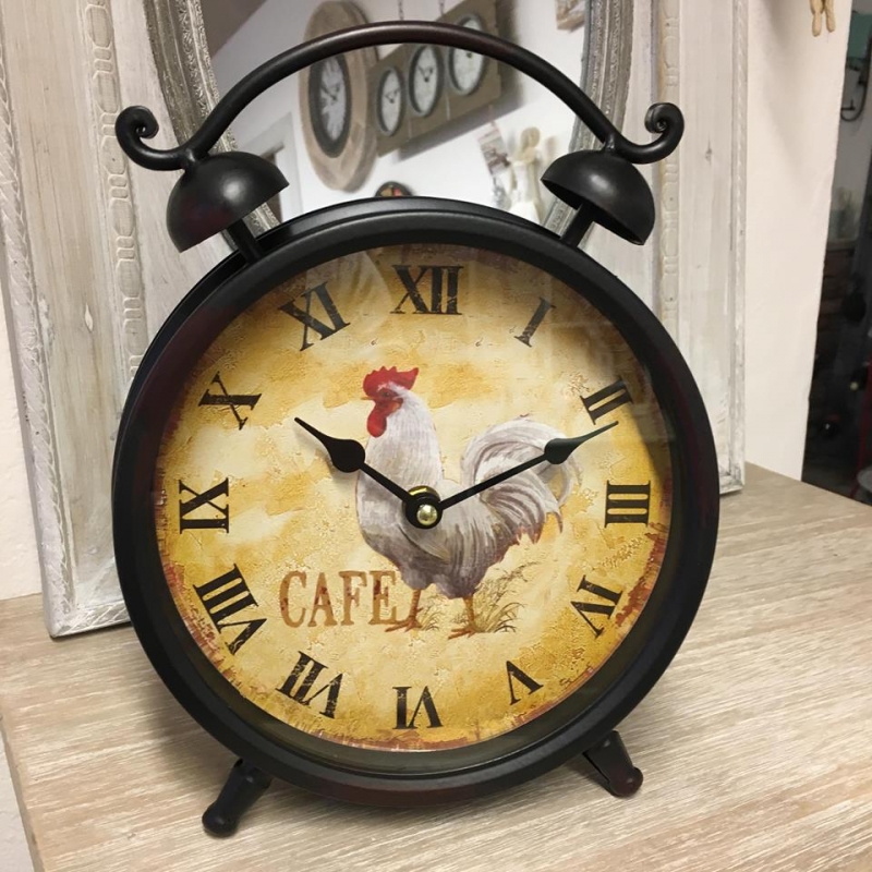 Budík s kohoutem 28cm