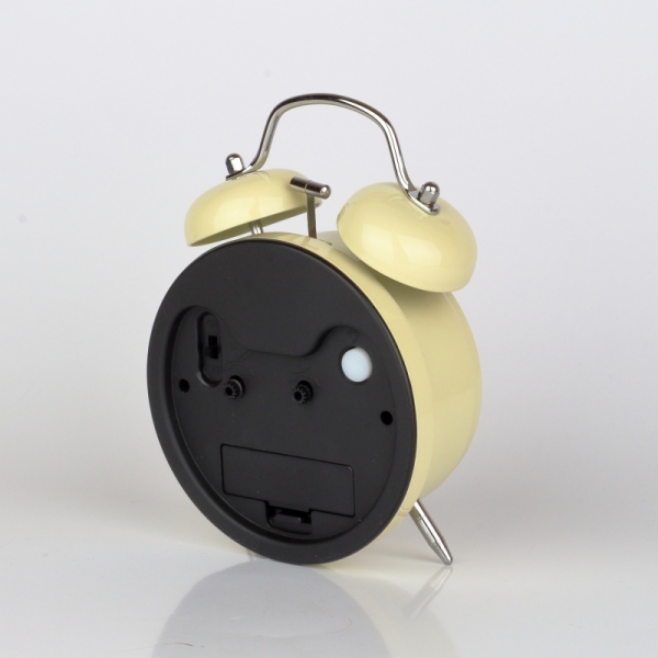 Budík s květinovým motivem HOME 12x15cm