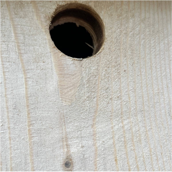 Budka pro koňadry 32 mm bez nátěru