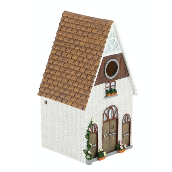 Budka pro ptáky bílá 25cm