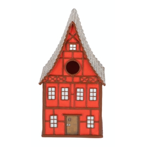 Budka pro ptáky FRAMING HOUSE červená 25cm