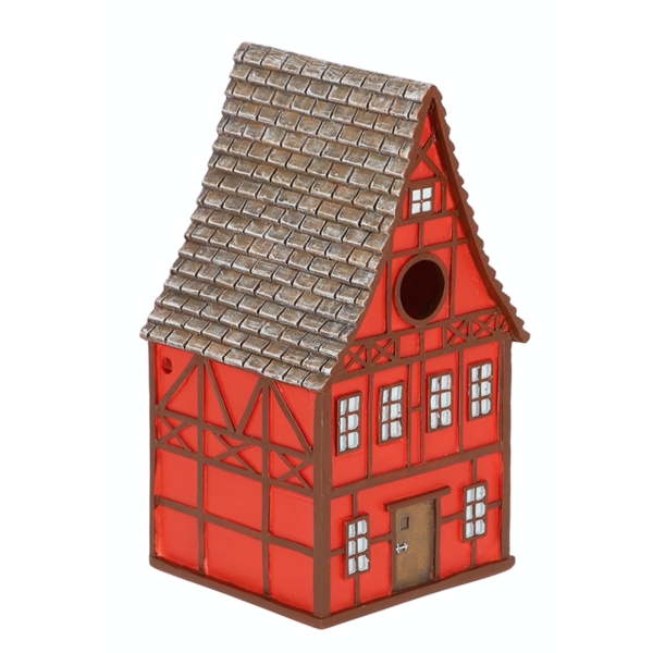 Budka pro ptáky FRAMING HOUSE červená 25cm
