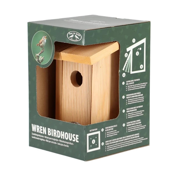 Budka pro střízlíka 14 x 16 x 22 cm