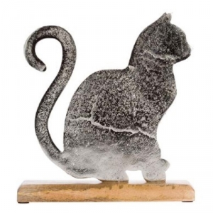 Bytová dekorace kočka 19cm