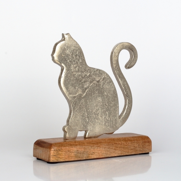 Bytová dekorace kočka 19cm