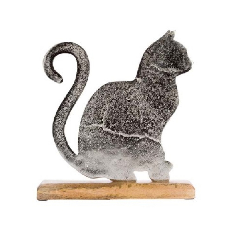 Bytová dekorace kočka 25cm