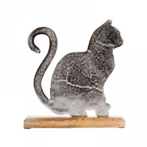 Bytová dekorace kočka 25cm