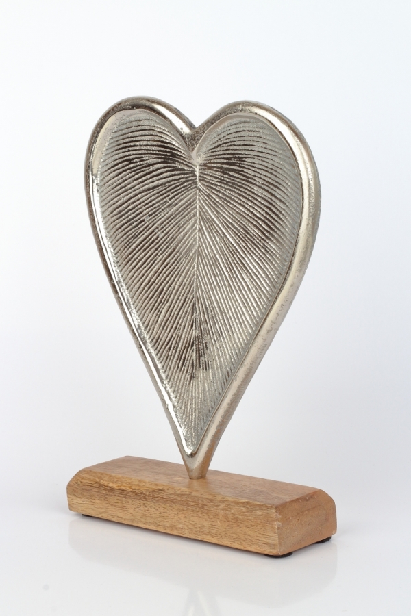 Bytová dekorace srdce 16cm