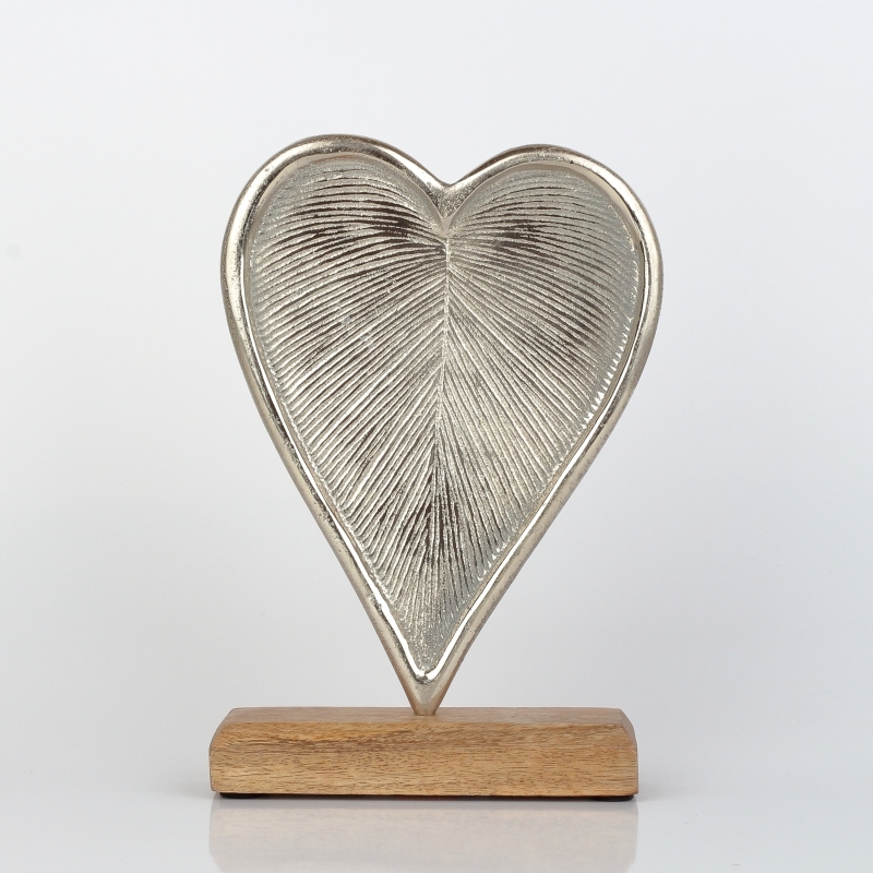 Bytová dekorace srdce 21cm