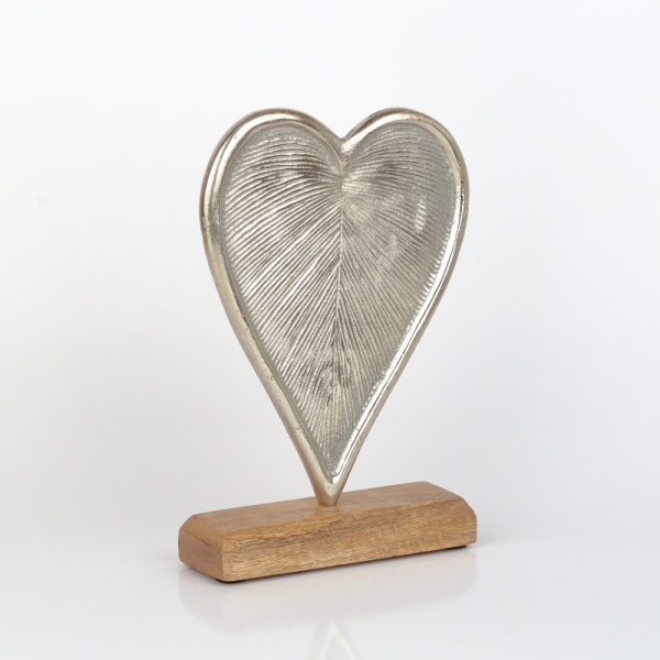 Bytová dekorace srdce 21cm