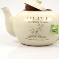 Čajová konvička oliva 26x16x15cm