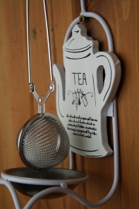 Čajový set - stojánek na čajové sítko 11,5x8x21cm