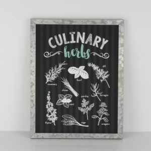 Cedule Culinary herbs 36x46cm