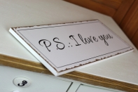 Cedule I love you 40x15cm