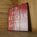 Cedule Kitchen Happiness 40x40cm
