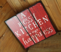 Cedule Kitchen Happiness 40x40cm