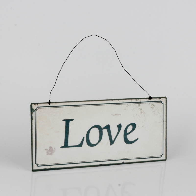Cedule LOVE 30x14cm