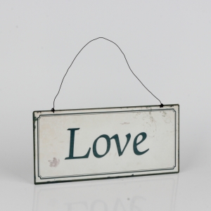 Cedule LOVE 30x14cm