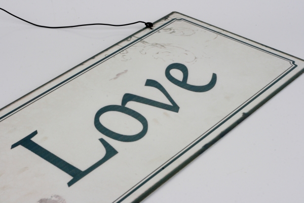 Cedule LOVE 30x14cm