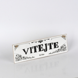 Cedule s nápisem VÍTEJTE 30cm
