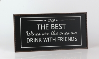 Cedule The best wines 40x20cm