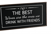 Cedule The best wines 40x20cm