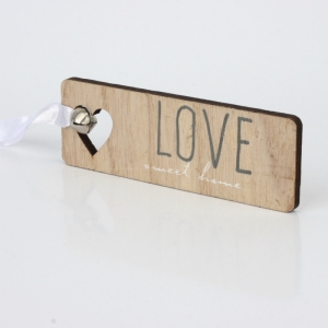 Cedulka s rolničkou LOVE dek4999