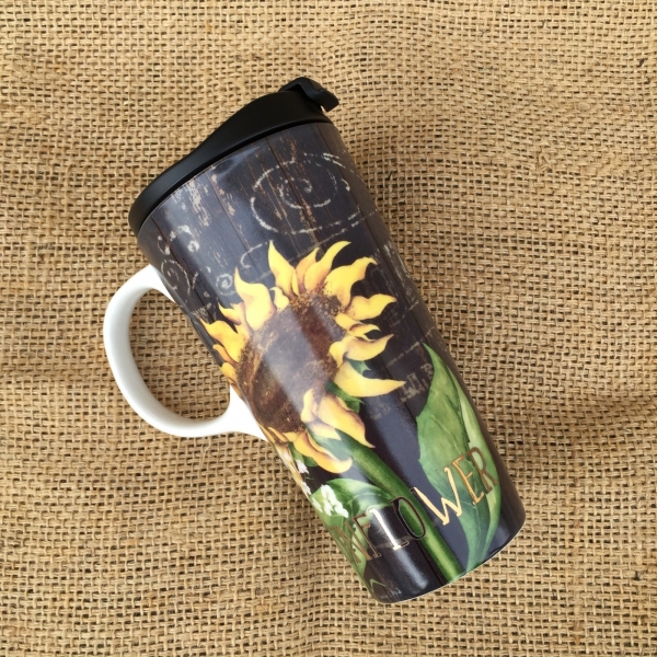 Cestovní termohrnek se slunečnicí 500ml