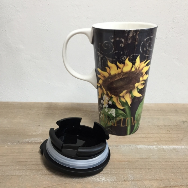 Cestovní termohrnek se slunečnicí 500ml