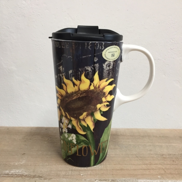 Cestovní termohrnek se slunečnicí 500ml