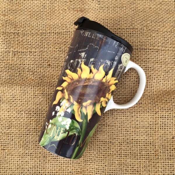 Cestovní termohrnek se slunečnicí 500ml