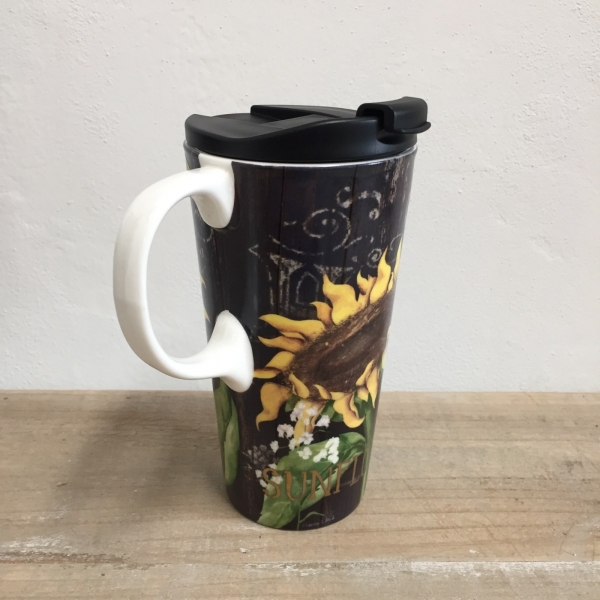 Cestovní termohrnek se slunečnicí 500ml