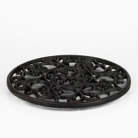 Chalupářská dekorace podložka pod hrnec litina 25cm