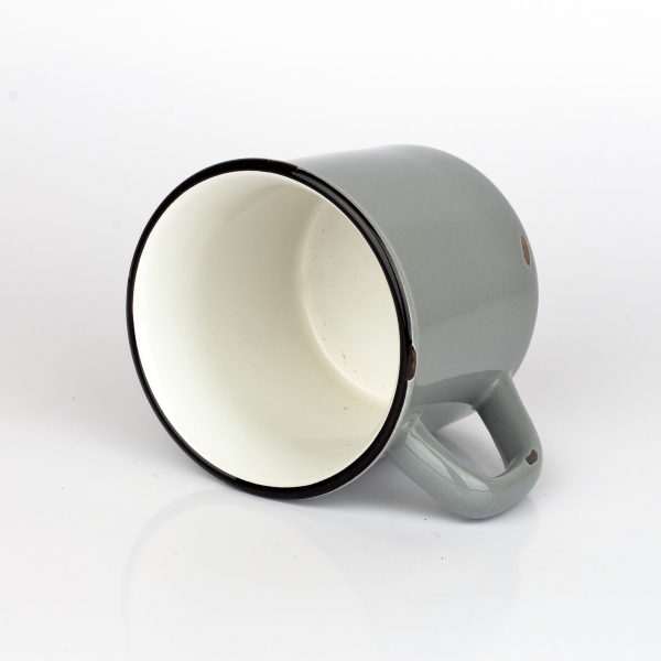 Chalupářský hrnek šedý 12x9x9cm