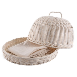 Chlebník s utěrkou