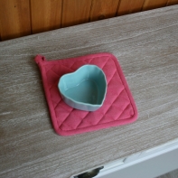 Chňapka do kuchyně růžová