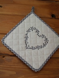 Chňapka srdce 20x20cm